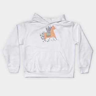 Sleepwalking Llama Kids Hoodie